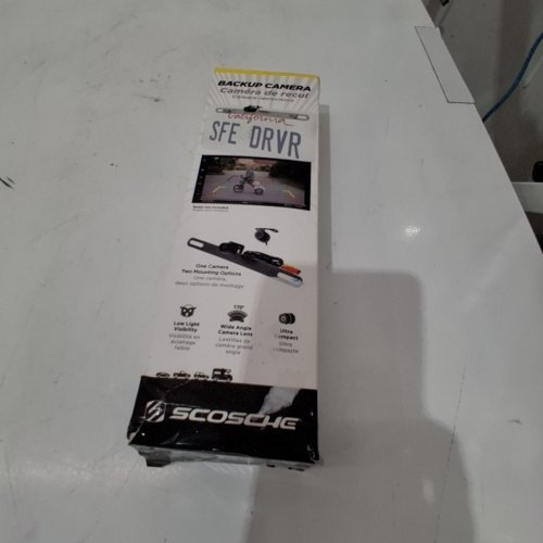SCOSCHE PLUG & PLAY BACKUP CAMERA - 170° WIDE ANGLE - BLACK (MODEL: TFCAM2-WP) image 3