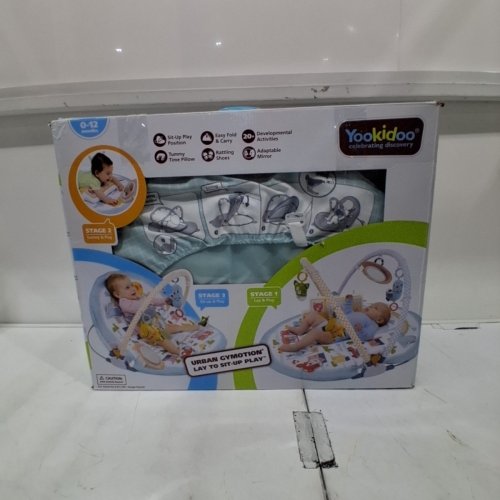 YOOKIDOO URBAN GYMOTION LAY TO SIT-UP PLAYMAT (MODEL: YO40165) image 4