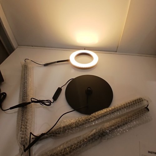 BAMWORLD FREESTANDING RING LED FULL SPECTRUM GROW LIGHT - BLACK image 3