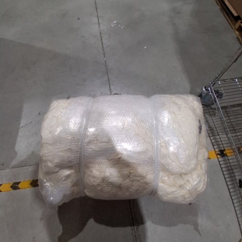 CAFY MEMORY FOAM BEAN BAG CHAIR - 36" X 44" - CREAM image 3