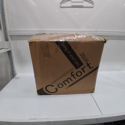 MIMOGLAD ERGONOMIC ADJUSTABLE HEIGHT OFFICE CHAIR WITH LUMBAR SUPPORT - GREY/WHITE - (MODEL: OC-5188H-WG) image 4