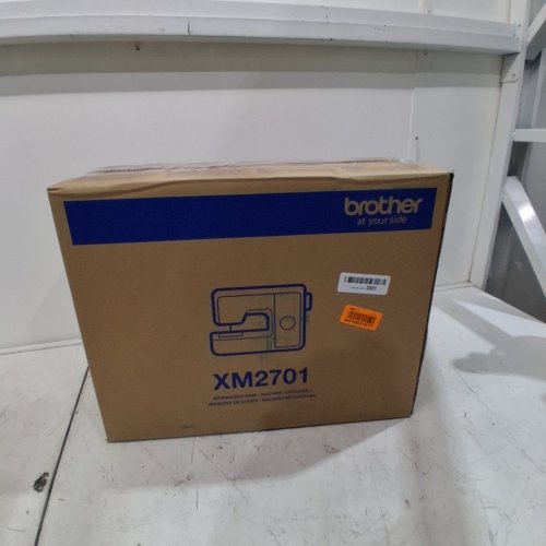 BROTHER LIGHTWEIGHT FULL-FEATURED ELECTRIC SEWING MACHINE - WHITE (MODEL: XM2701) image 7
