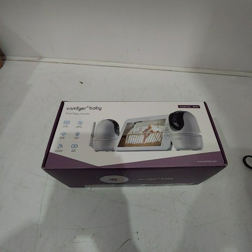 3PC COMFYER 2-WAY SPLIT-SCREEN BABY MONITOR - 7" SCREEN - WHITE (MODEL: BM01) image 5