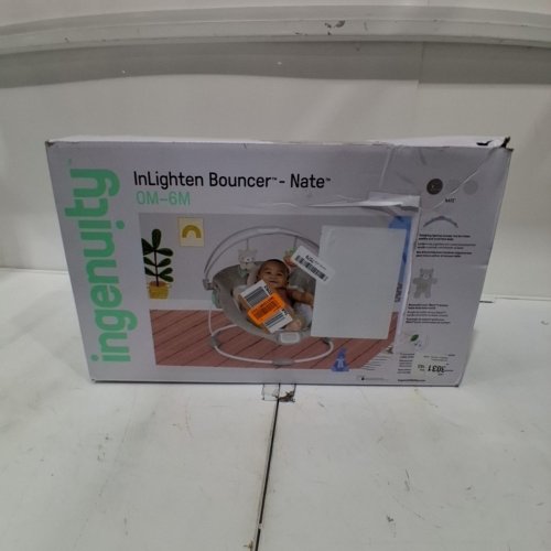 INGENUITY INLIGHTEN BABY BOUNCER - 0M-6M - NATE image 2