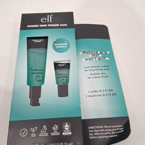 2PC ELF POWER GRIP PRIMER JUMBO AND TRAVEL DUO - 2.5 OZ / 0.5 OZ - HYDRATING FORMULA image 2