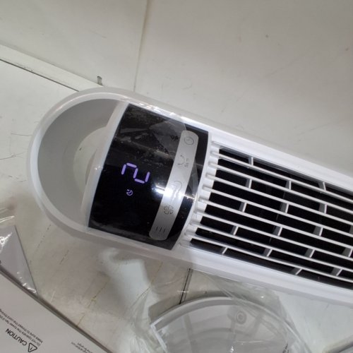 DREO CRUISER TF117 OSCILLATING TOWER FAN WITH REMOTE CONTROL - 36" - WHITE /SILVER (MODEL: DR-HTF017) image 2