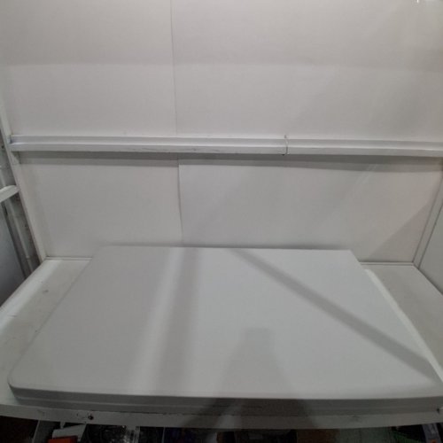 PORTABLE PLASTIC FOLDING TABLE - 8FT - WHITE (MODEL: FT-Z24T8-WHITE) image 2