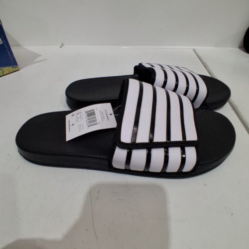 MEN'S POOL SLIDE SANDALS - SIZE 9 - BLACK/WHITE (STYLE: 14CONORM26) image 3