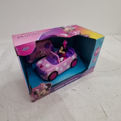 JADA TOYS DISNEY MINNIE MOUSE ROADSTER REMOTE CONTROL RC CAR -PINK/PURPLE (MODEL: 36833) image 2
