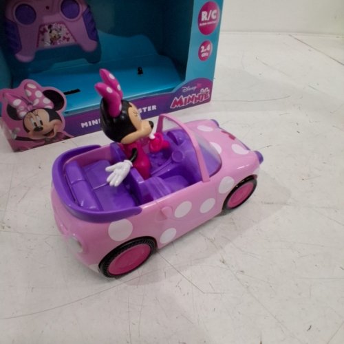 JADA TOYS DISNEY MINNIE MOUSE ROADSTER REMOTE CONTROL RC CAR -PINK/PURPLE (MODEL: 36833) image 3
