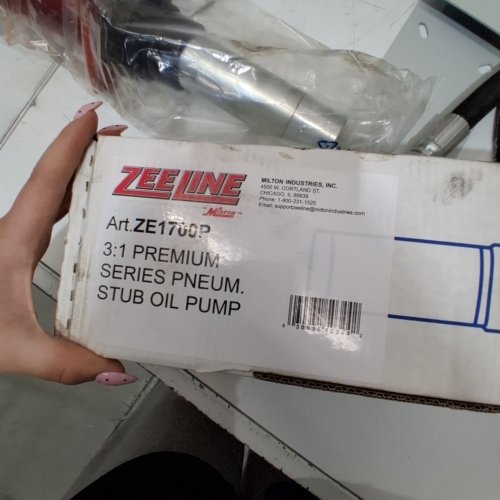 ZEELINE 3:1 PREMIUM SERIES PNEUMATIC STUB OIL PUMP KIT - 16GAL (MODEL: ZE1700P) image 2