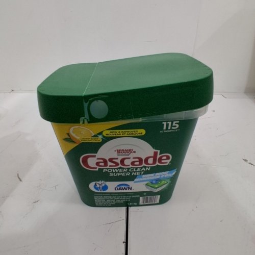 ~85PK CASCADE POWER CLEAN DISHWASHER DETERGENT - LEMON SCENT (MODEL: 2117287) image 2