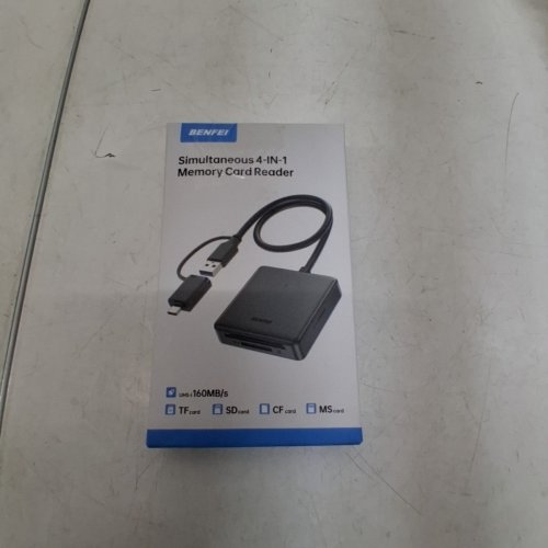 BENFEI 4-IN-1 TF/SD/MS/CF MEMORY CARD READER COMPATIBLE WITH IPHONE PRO/MAX, MACBOOK PRO/AIR 2023, IPAD PRO AND SURFACE BOOK 3 - BLACK image 4