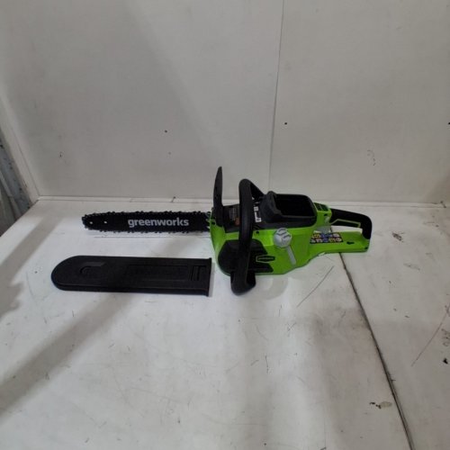 GREENWORKS PRO CORDLESS CHAINSAW *TOOL ONLY* - 40V - 14" - GREEN/BLACK - (MODEL: 2000600) image 2