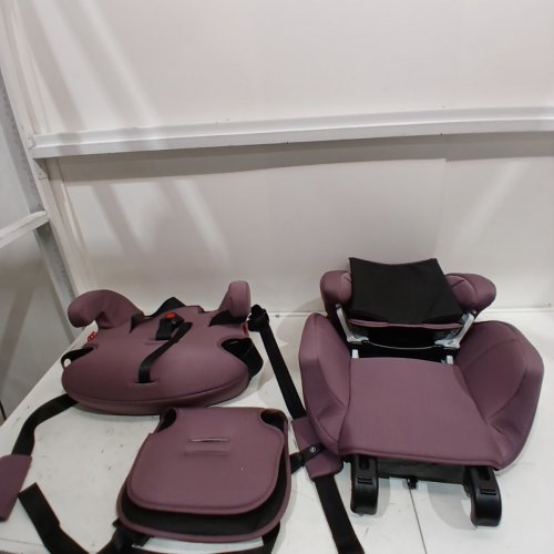 GRACO TRANZITIONS 3-IN-1 LIGHTWEIGHT ADJUSTABLE HEIGHT HARNESS BOOSTER CAR SEAT WITH CUP HOLDERS - 100LB MAX WEIGHT - ELOISE PURPLE (MODEL: 2217080) image 3