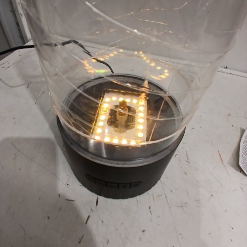 LED SENSORY FISH MOOD LAMP - 5 V - CLEAR / BLACK (MODEL: MD-S01) image 2