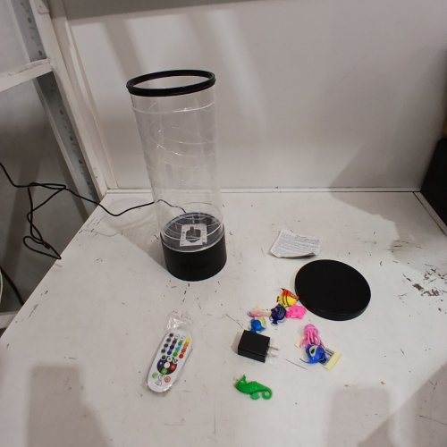 LED SENSORY FISH MOOD LAMP - 5 V - CLEAR / BLACK (MODEL: MD-S01) image 4