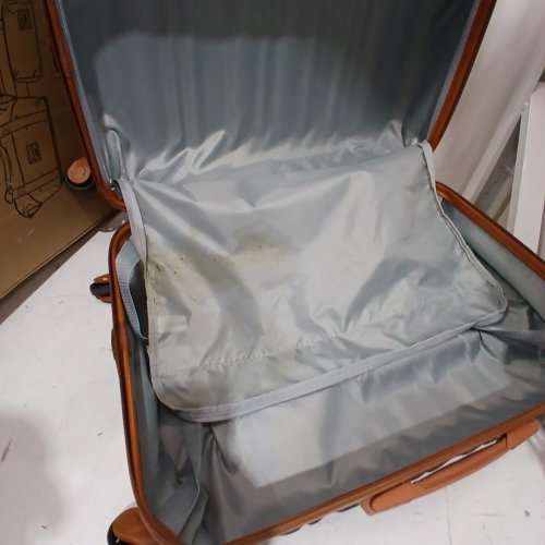 LONG VACATION CARRY ON LUGGAGE - 20" - BLACK/BROWN image 2