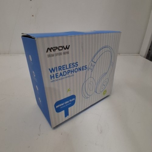 MPOW WIRELESS HEADPHONES - BLUE (MODEL: BH441A) image 4