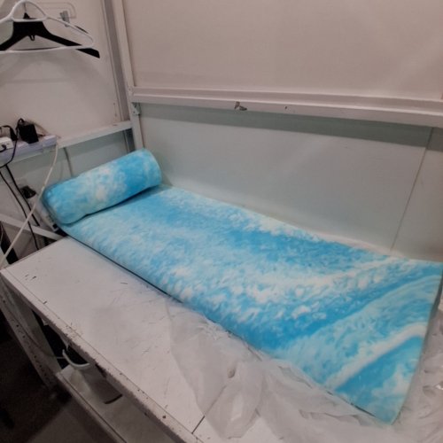 ORCALIC 2" GEL MEMORY FOAM MATTRESS TOPPER - TWIN - BLUE image 2