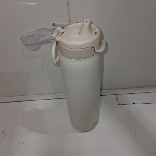 ELLO STAINLESS STEEL INSULATED WATER BOTTLE -22OZ - CREAM image 2