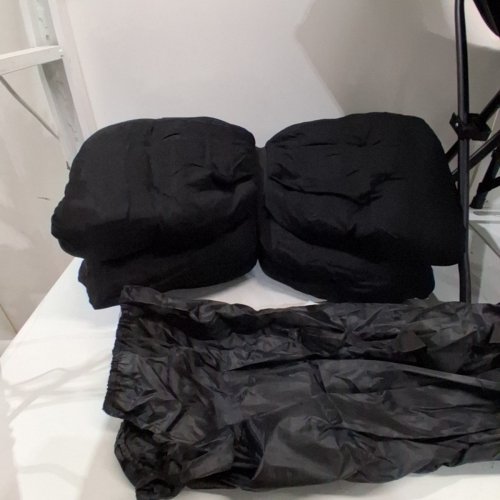 LARGE CAMPING COT WITH PADDED MATTRESS - 79" X 32" - BLACK (MODEL: A043-002-001) image 3
