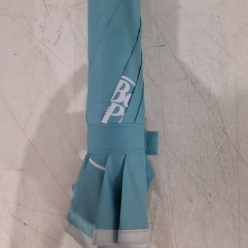 2 BPS CLAMP-ON UMBRELLAS - 3FT - TEAL/WHITE image 2