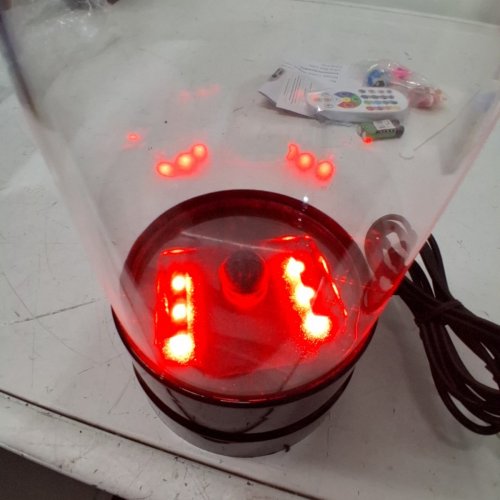 SENCU SENSORY FISH LAMP, 4 FISH INCLUDED - 11.35" H - BLACK image 3