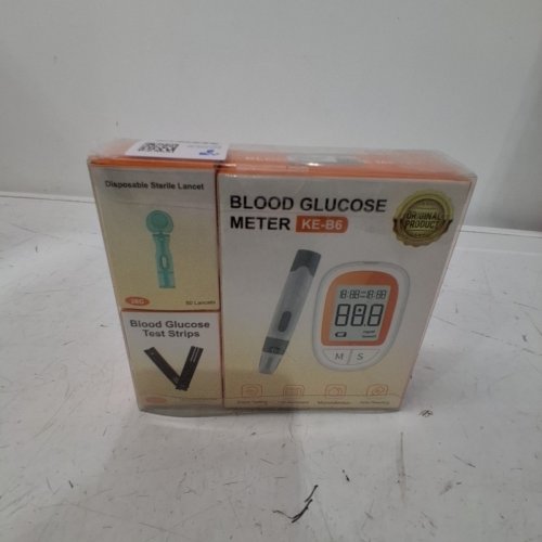 DIABETES BLOOD GLUCOSE MONITOR KIT - WHITE/ORANGE (MODEL:KE-B6) image 2