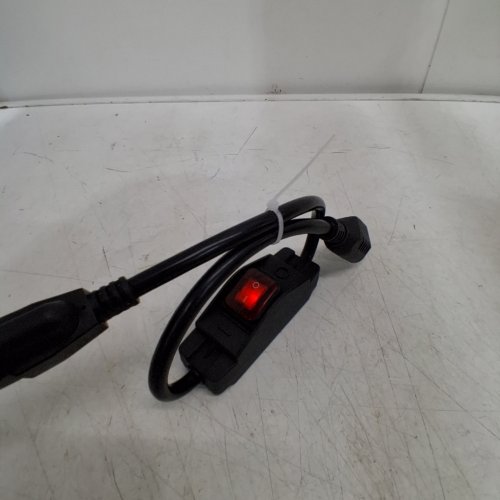 JOINFWORLD WATERPROOF INLINE CORD SWITCH - 2FT - BLACK (MODEL: KCD5-308W1) image 2
