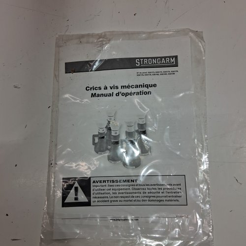 STRONGARM HEAVY DUTY MECHANICAL SCREW JACK, 20 TON CAPACITY - ORANGE (MODEL: SASJ-20) image 5