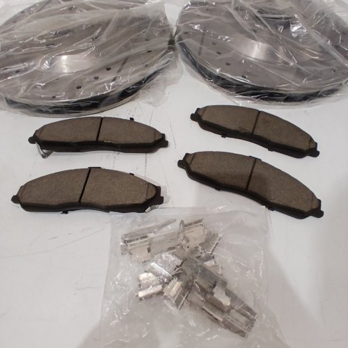 6PC POWERSTOP DISC BRAKE ROTOR & BRAKE PADS SET FOR VARIOUS FORD / LINCOLN / MERCURY MODELS (MODEL: X62059L / X62060R / D371) image 3