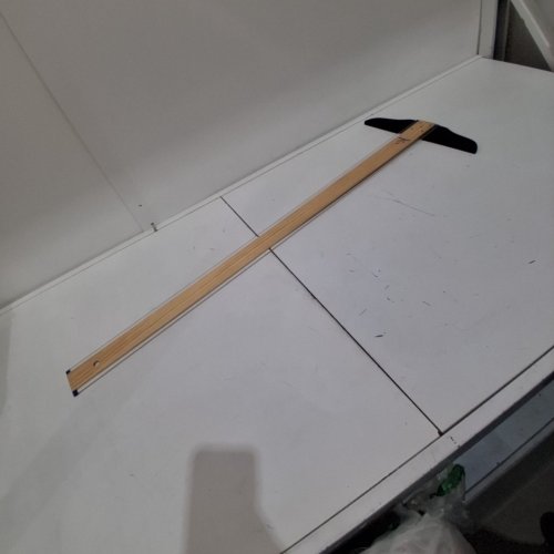 STAEDTLER MARS DRAFTING T-SQUARE - 36" - NATURAL WOOD / BLACK (MODEL: 970 20) image 2