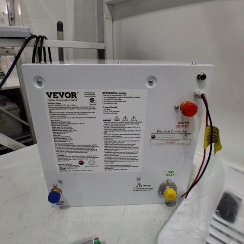 VEVOR RV TANKLESS WATER HEATER WITH CONTROLLER - PROPANE GAS 55000BTU - 15" X 15" - (MODEL: TM-RV03-2) image 4