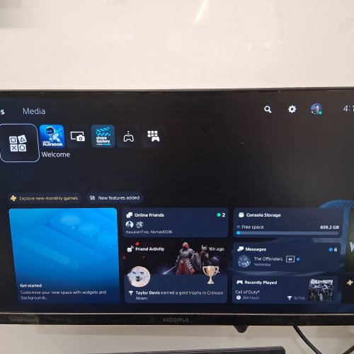 SONY PLAYSTATION 5 SLIM *UPDATED MODEL* (PS5) CONSOLE WITH WIRELESS CONTROLLER - DIGITAL EDITION - 825GB (MODEL: CFI-2115) image 3