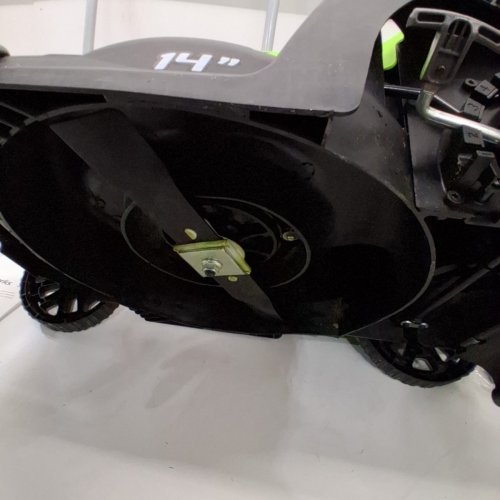 GREENWORKS CORDED ELECTRIC LAWN MOWER - 14" - 9AMP - BLACK/GREEN (MODEL : LMA123) image 4