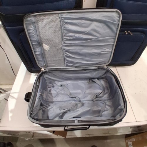 4PC TRAVEL SELECT AMSTERDAM EXPANDABLE ROLLING LUGGAGE SET - BLUE (MODEL: TS6950N) image 5