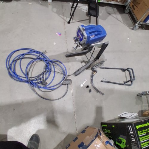 GRACO MAGNUM X7 CART AIRLESS PAINT SPRAYER - BLUE/GREY (MODEL: 262805) image 3