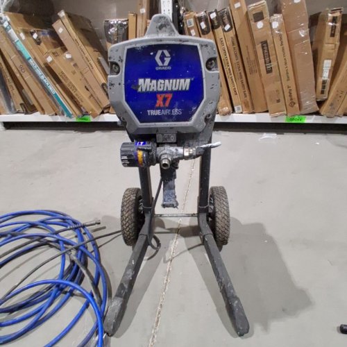 GRACO MAGNUM X7 CART AIRLESS PAINT SPRAYER - BLUE/GREY (MODEL: 262805) image 17