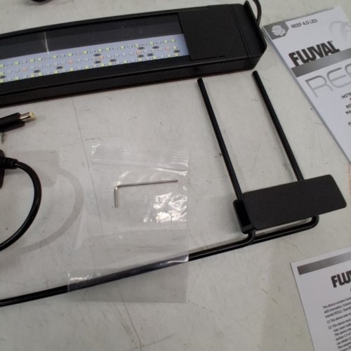 FLUVAL REEF 4.0 AQUARIUM LED LIGHT - 22W, 15"-24" - BLACK (MODEL: 16905) image 5