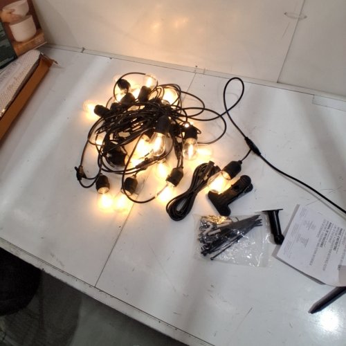ARTIKA 20 LED BULB SOLAR STRING LIGHTS - 42FT - 300LM - 50000HRS LIFESPAN - BLACK (MODEL: 1806281) image 2
