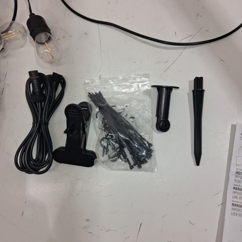 ARTIKA 20 LED BULB SOLAR STRING LIGHTS - 42FT - 300LM - 50000HRS LIFESPAN - BLACK (MODEL: 1806281) image 4