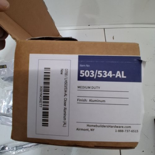 EMBASSY SERIES CAST ALUMINUM MEDIUM DUTY DOOR CLOSER - ALUMINUM (ITEM: 503/534-AL) image 2