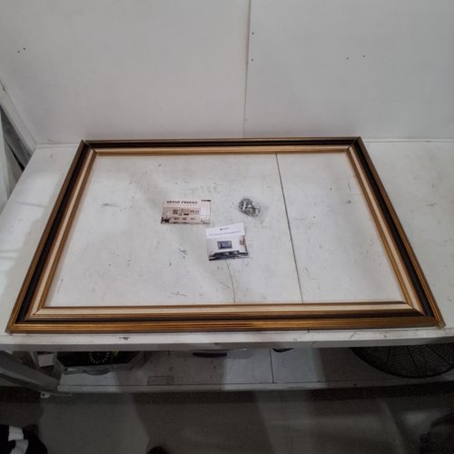 FOLKORE ORNATE VINTAGE PICTURE FRAME FOR CANVAS ART - FOR 24" X 36" IMAGES - BLACK GOLD image 3