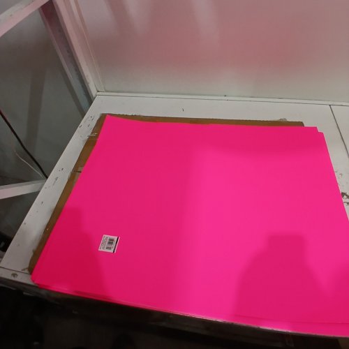24PK MERANGUE COATED BRISTOL POSTER BOARD - 22" X 28" - NEON PINK - (MODEL: 1026-9190-72-000) image 3
