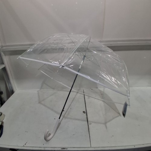 WEATHER STATION BUBBLE DOME CLEAR UMBRELLA - 52" - WHITE (MODEL: WS510-WHITE) image 2