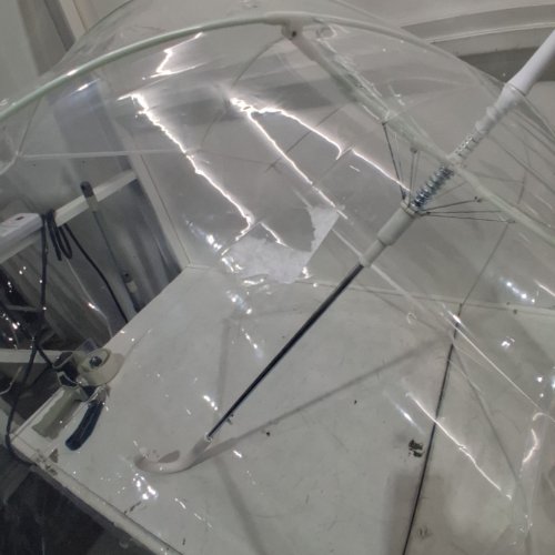 WEATHER STATION BUBBLE DOME CLEAR UMBRELLA - 52" - WHITE (MODEL: WS510-WHITE) image 3