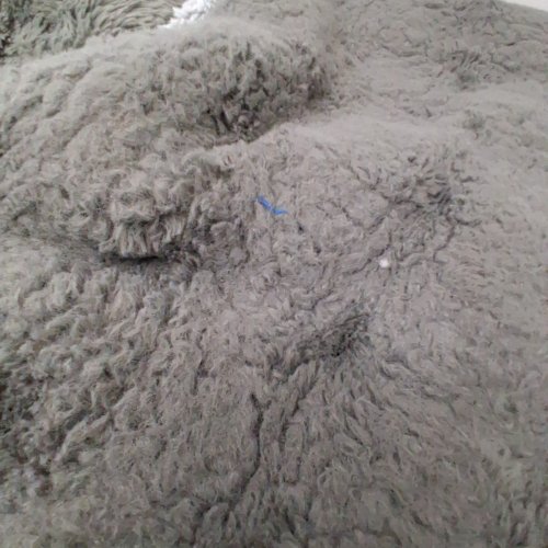 3PC FRYE FAUX FUR COMFORTER SET - KING - GREY (MODEL:1796288) image 3