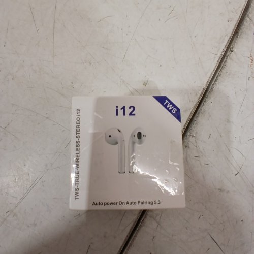 TWS I12 WIRELESS BLUETOOTH 5.0 HEADPHONES EARBUDS - WHITE (MODEL: I12) image 4