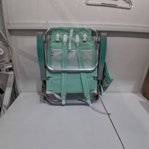 SUNNYFEEL BACKPACK STYLE LOW FOLDING BEACH CHAIR - MINT GREEN (ITEM: AC1293W) image 7